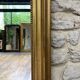 Antique Louis Philippe mirror gilded with gold leaf 146.5cm/98.5cm