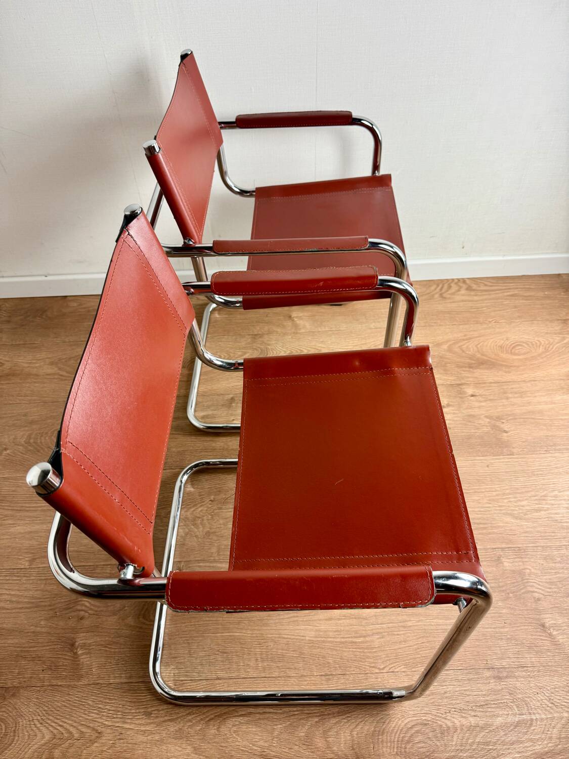 S34 armchairs in Mart Stam style