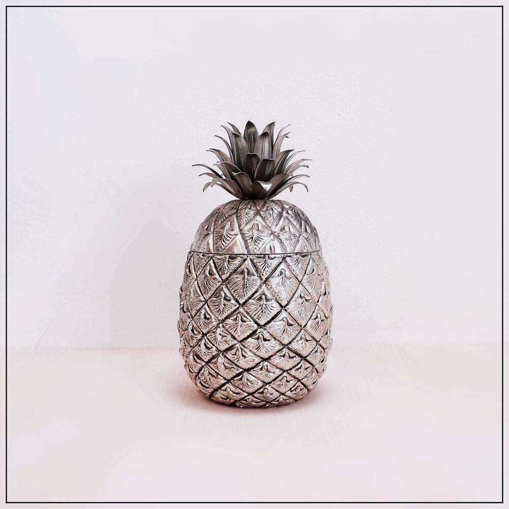 Italian pineapple ice bucket by Mauro Manetti for Fonderia D'arte Firenze - 1970