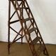 Vintage wooden stepladder