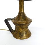 Max Bré Brutalist Lamp in Bronze 1970