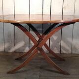 Mahogany boat folding table