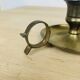 Vintage brass cellar rat candle holder