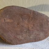 Stool old African art wooden Lobi from Burkina Faso
