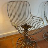2 Tulip armchairs Gastone Rinaldi style