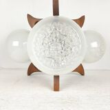 1970s vintage geometric pendant light