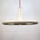 White XL Fog & Morup Optima Pendant Lamp: Hans Due Design, Denmark 1970s
