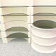 Modular plastic and glass bookcase/bar, Italy, 1970s