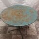 Wrought iron garden table