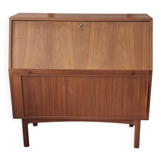Bernhard Pedersen teak secretaire, Denmark 1960s