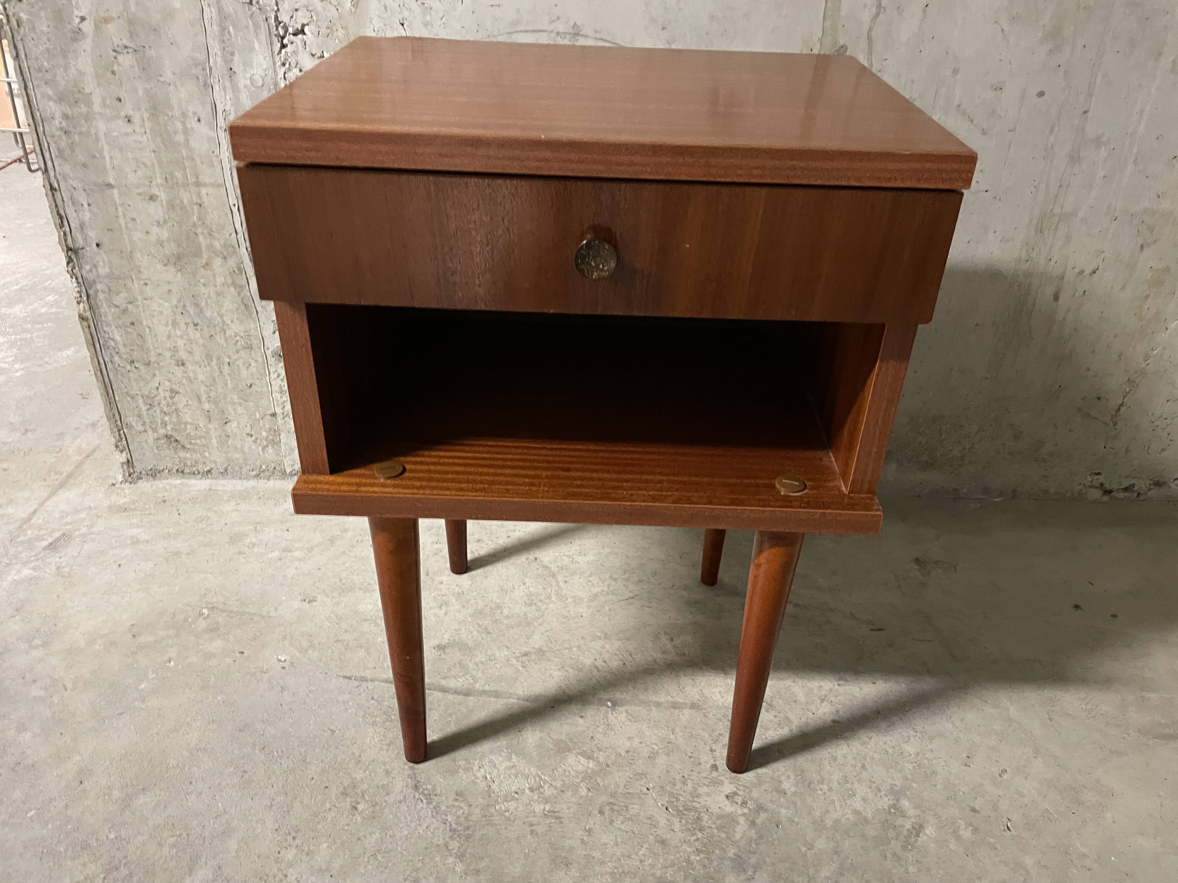 60s bedside table