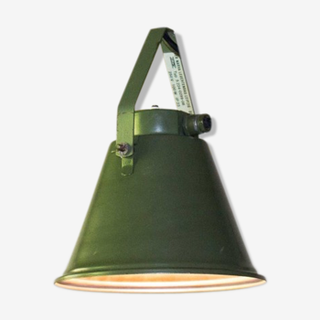 Lampe en metal vert