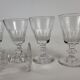 6 crystal glasses of Baccarat / Saint Louis model Cato