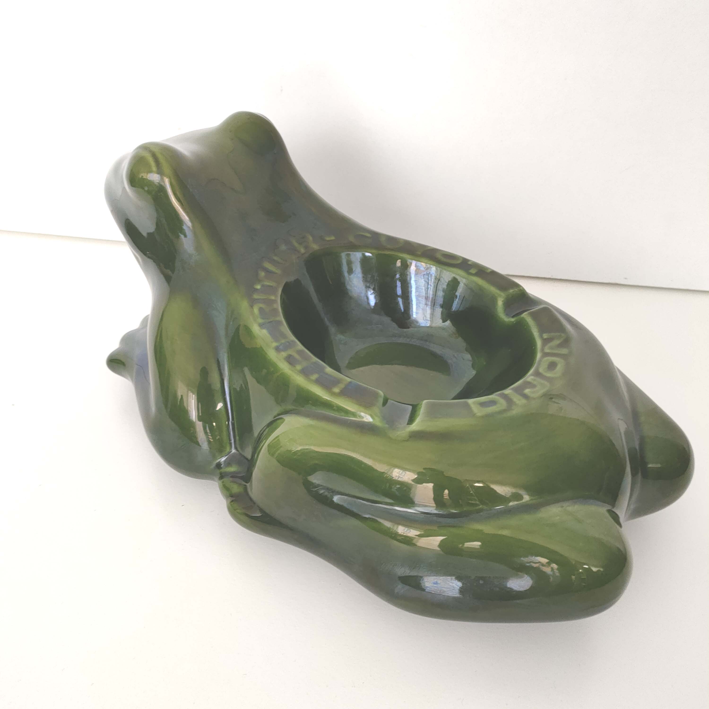 Ceramic frog ashtray L'Héritier Guyot