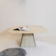 Coffee table in travertine Italian work of the 1970