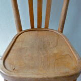 Child bistro chair Mahieu brand  of the 1950s