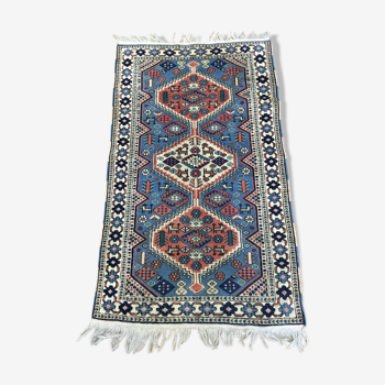 Hand-knotted Persian rug 125x74cm