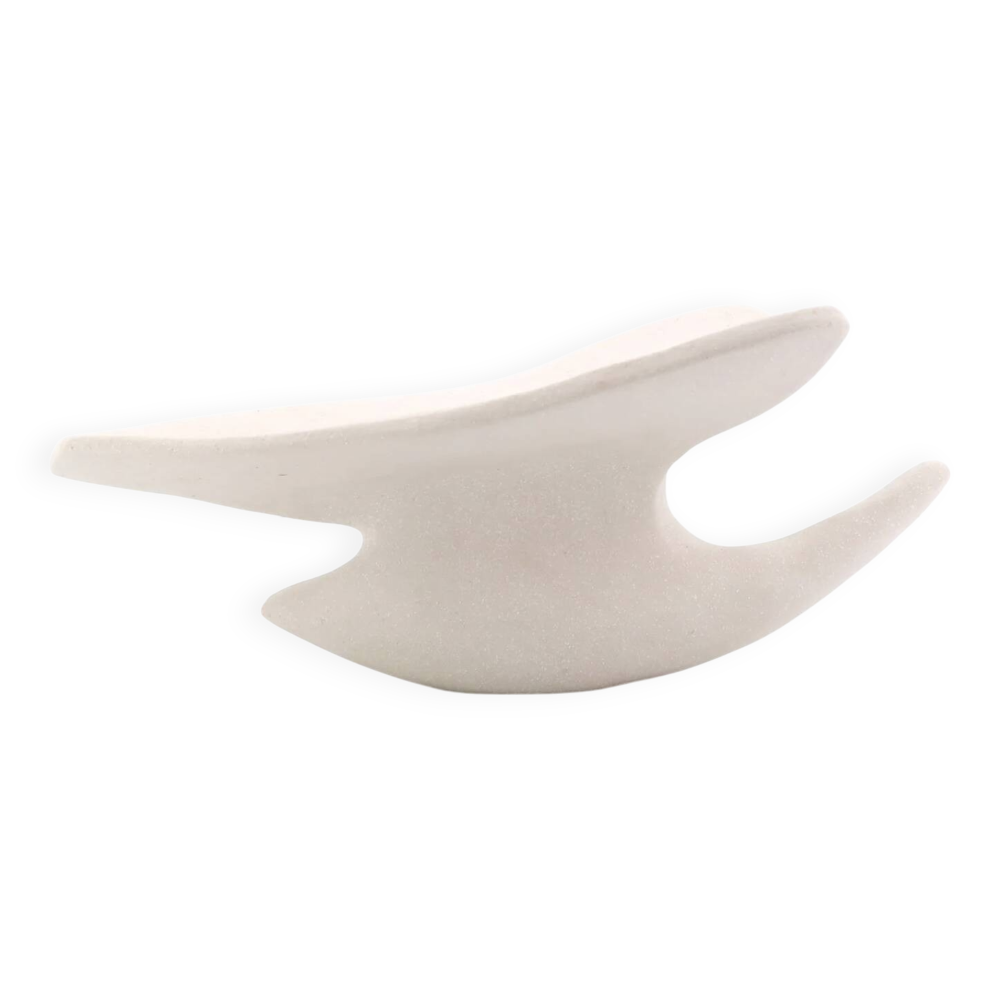 Minimalist ceramic bird sculpture, 1980s