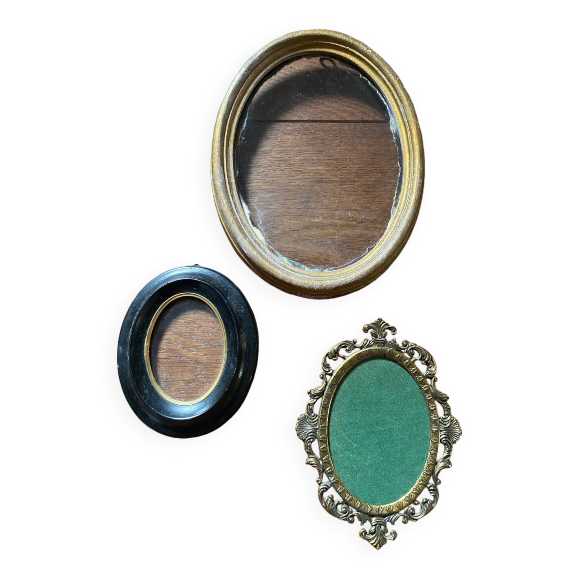 3 mismatched old frames.