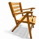 4 chaises pliantes par Ico & Luisa Parisi pour Reguitti, Italie, années 1970