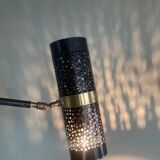 Metal gallows wall light