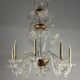 Colorless murano glass chandelier 8 arms of light circa 1890