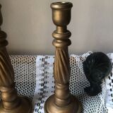 Grand bougeoir en bois