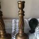 Grand bougeoir en bois