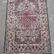 Tapis ancien kashmir laine et soie 144x93cm
