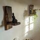 Old oak wall shelves