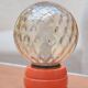 Lampe globe orange pop