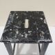 Pair stool painted wood workshop