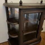 Old solid wood showcase