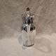 Silver metal jug in Art Nouveau style by the silversmith Gallia, height 26.2 cm.