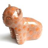 Signed ceramic cat, 70s