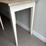 Old patinated wooden table