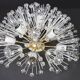 Starred brass chandelier by Emil Stejnar, Austria, 1960s.