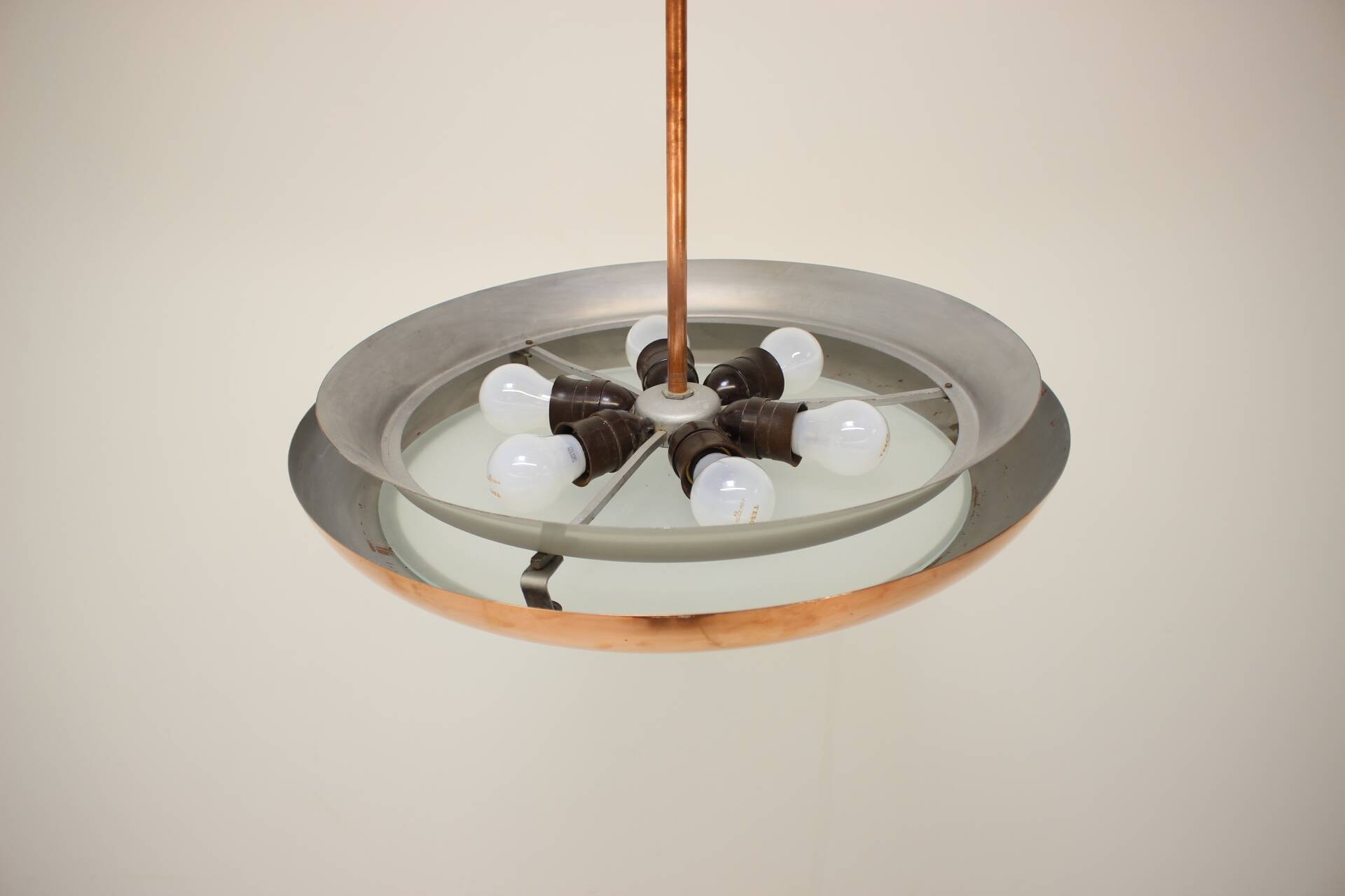 Napako ufo candlestick, 1930s, czechoslovakia