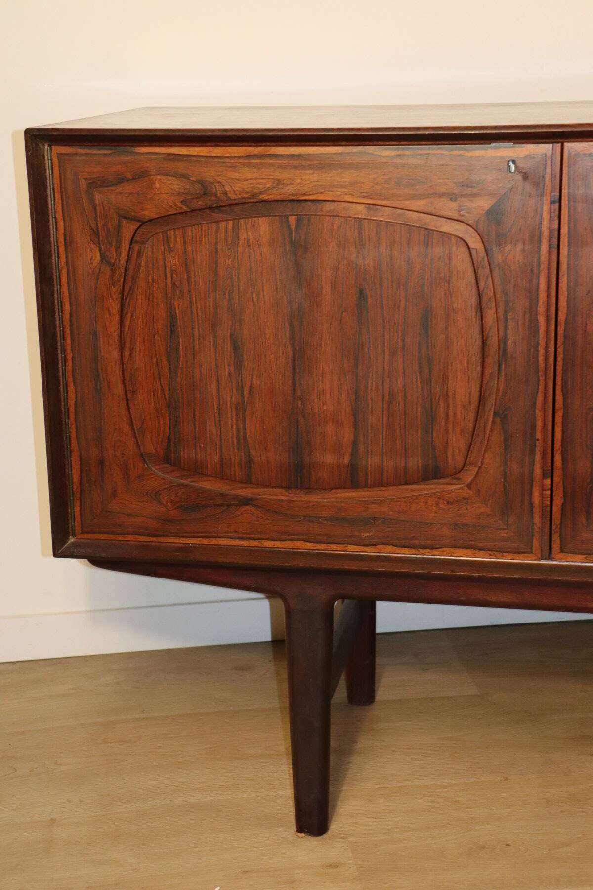 Scandinavian enfilade in rosewood by Fredrik Kayser, 1960