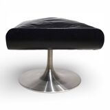 Kaufeld Siesta 62 leather lounge chair by Jacques Brule, 1960