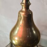 bronze and brass art nouveau lamp