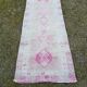 Vintage Turkish hallway rug 77x390 cm
