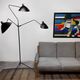 Authentique lampadaire par Serge Mouille