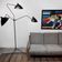 Authentique lampadaire par Serge Mouille