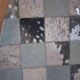 Round cowhide rug