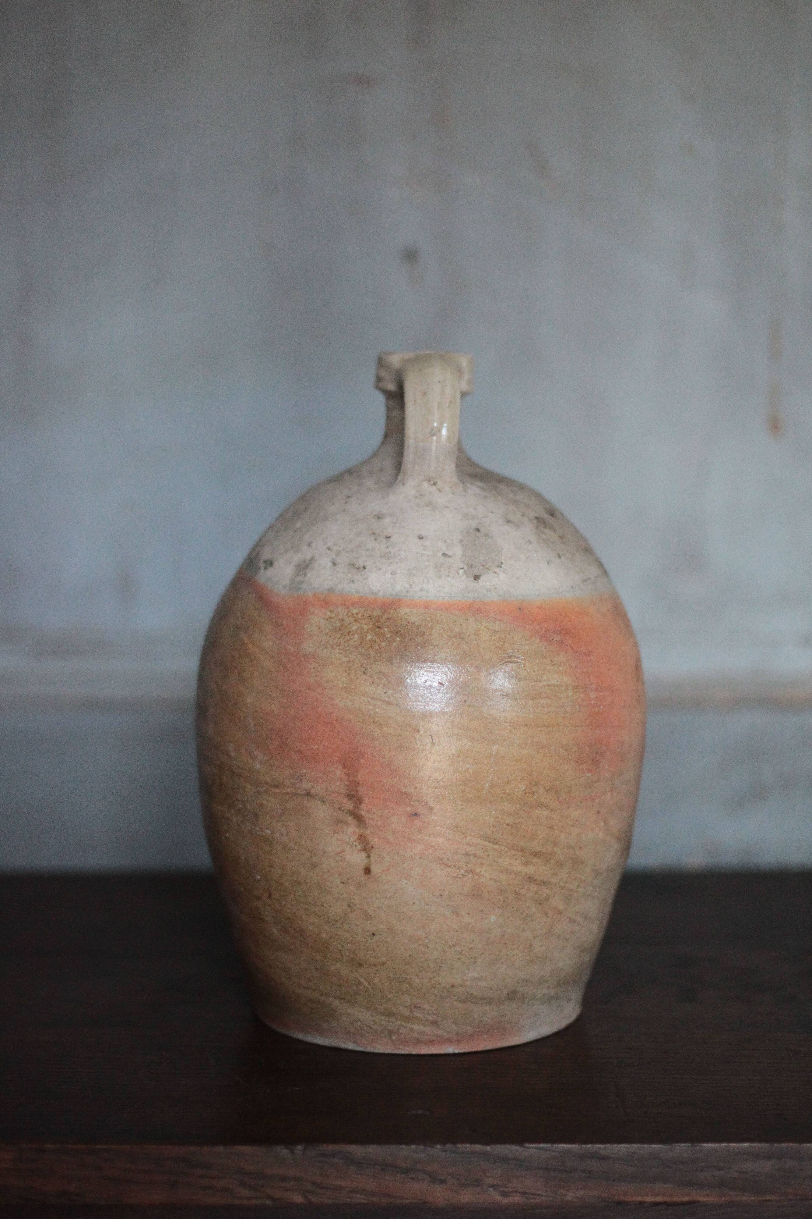 antique handled pot, antique pot, handled jar, interior decoration