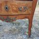 Curved commode in rosewood, Louis XV style.