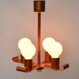 Chandelier type Z-1005/4, Elektrotechniczna Spółdzielnia Inwalidów Rencista, Poland, 1970s