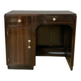 Art Deco desk in Macassar ebony