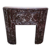 French Art Deco Faux Marble Mantelpiece, from the 1920/30s